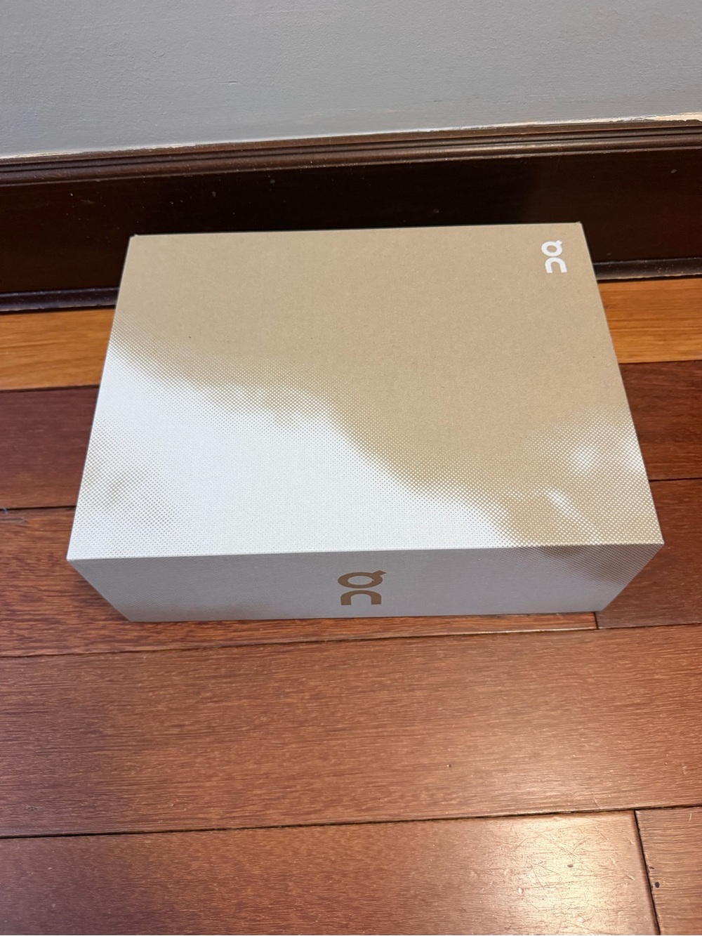 On Running Shoe Box - Taupe/Beige new